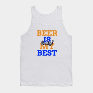 Beer Is My Best Buddy Tank Top